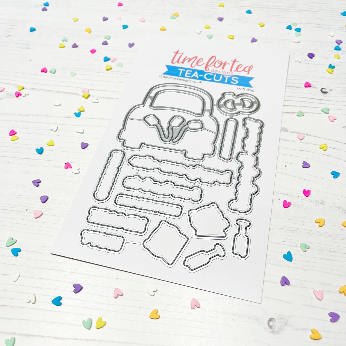 You're Engaged Stamp & Coord Die Collection Time For Tea Designs