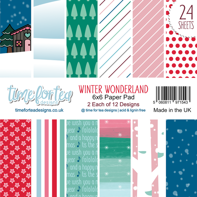 Winter Wonderland Paper Pad 6x6