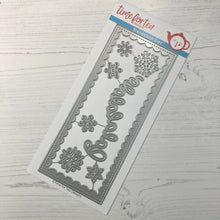 Load image into Gallery viewer, Falalala Scalloped Slimline Dies