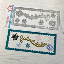 Load image into Gallery viewer, Falalala Scalloped Slimline Dies