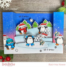 Load image into Gallery viewer, Skating By Penguins Coordinating Die set