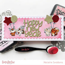 Load image into Gallery viewer, Falalala Scalloped Slimline Dies