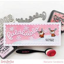 Load image into Gallery viewer, Falalala Scalloped Slimline Dies