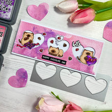 Load image into Gallery viewer, Heart Aperture Slimline Add On Die Set - Horizontal