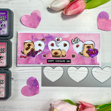 Load image into Gallery viewer, Heart Aperture Slimline Add On Die Set - Horizontal