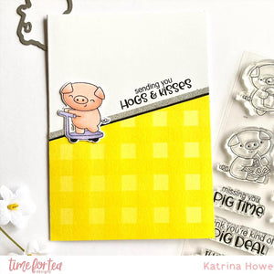 Hogs & Kisses Clear Stamp Set