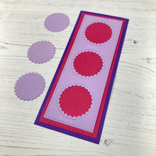 Load image into Gallery viewer, Slimline Scalloped Trio Circle Nesting Dies