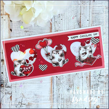 Load image into Gallery viewer, Smitten Kittens A4 Printed Cardstock Pack of 2 with Free Digi Stamp and free add on Digis