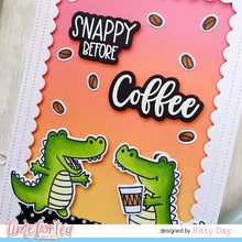 Load image into Gallery viewer, Snappy Before Coffee A4 Printed Cardstock Pack of 2 with Free Digi Stamp