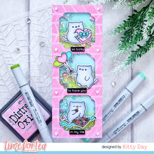 Load image into Gallery viewer, Smitten Kittens A4 Printed Cardstock Pack of 2 with Free Digi Stamp and free add on Digis