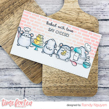 Load image into Gallery viewer, Baked with Love A4 Printed Cardstock Pack of 2 with Free Digi Stamp