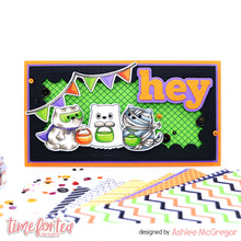 Load image into Gallery viewer, Purr-fect Halloween A4 Printed Cardstock Pack of 2 with Free Digi Stamp