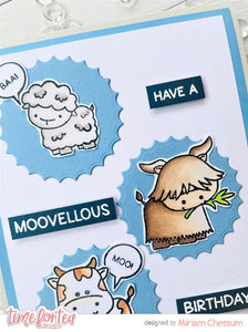 Ewe Are Moovellous Clear Stamp Set