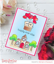 Load image into Gallery viewer, Just Married Clear Stamp Set