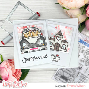 Just Married Clear Stamp Set