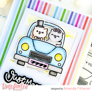 Just Married Clear Stamp Set