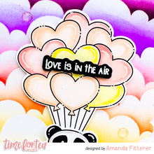 Load image into Gallery viewer, Love Is In The Air A4 Printed Cardstock Pack of 2 with Free Digi Stamps