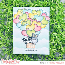 Load image into Gallery viewer, Love Is In The Air Clear Stamp Set
