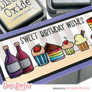 Birthday Cake Clear Stamp Set