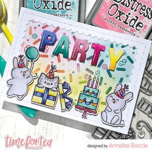 Let's Party Clear Stamp Set