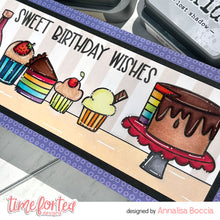 Load image into Gallery viewer, Birthday Cake Stamp &amp; Coord Die Collection