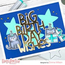 Load image into Gallery viewer, Big Birthday Wishes Large Sentiment Die