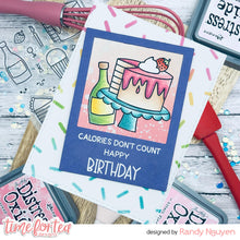 Load image into Gallery viewer, Birthday Cake Stamp &amp; Coord Die Collection