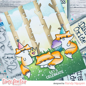 Birthday Fox Clear Stamp Set