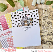 Load image into Gallery viewer, Warm Hugs A4 Printed Cardstock Pack of 2 with Free Digi Stamp