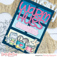 Load image into Gallery viewer, Warm Hugs A4 Printed Cardstock Pack of 2 with Free Digi Stamp