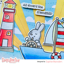 Load image into Gallery viewer, Boat Buddies A4 Printed Cardstock Pack of 2 with Free Digi Stamps