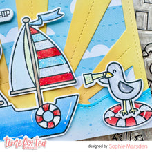 Load image into Gallery viewer, Boat Buddies A4 Printed Cardstock Pack of 2 with Free Digi Stamps
