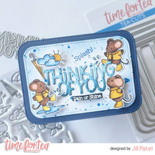 Load image into Gallery viewer, Rain or Shine Mice A4 Printed Cardstock Pack of 2 with Free Digi Stamps