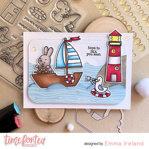 Boat Buddies Stamp & Coordinating Die Collection