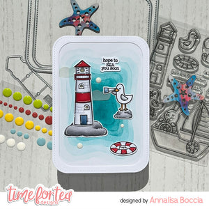 Boat Buddies Stamp & Coordinating Die Collection