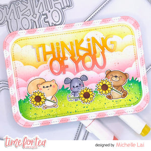 Rounded Corner Stitched Rectangle Dies