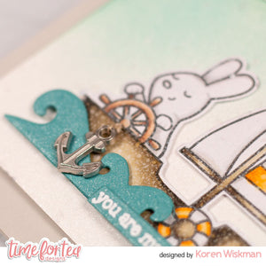 Boat Buddies Stamp & Coordinating Die Collection