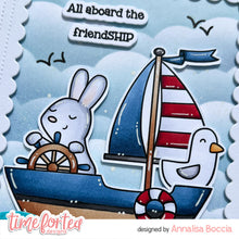 Load image into Gallery viewer, Boat Buddies A4 Printed Cardstock Pack of 2 with Free Digi Stamps