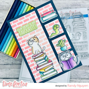 Book Buddies Stamp & Coord Die Collection