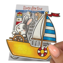 Load image into Gallery viewer, Boat Buddies A4 Printed Cardstock Pack of 2 with Free Digi Stamps
