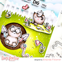 Load image into Gallery viewer, Cute mole stamp card sample