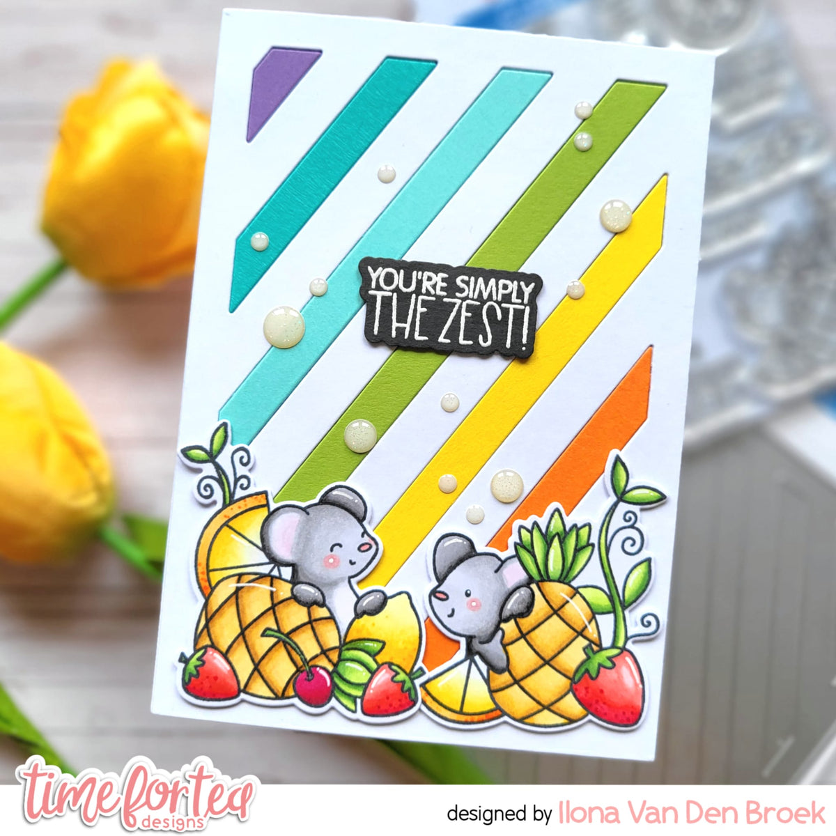 Squeeze the Day A6 Stamps – Time For Tea Designs