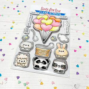 Love Is In The Air Clear Stamp Set
