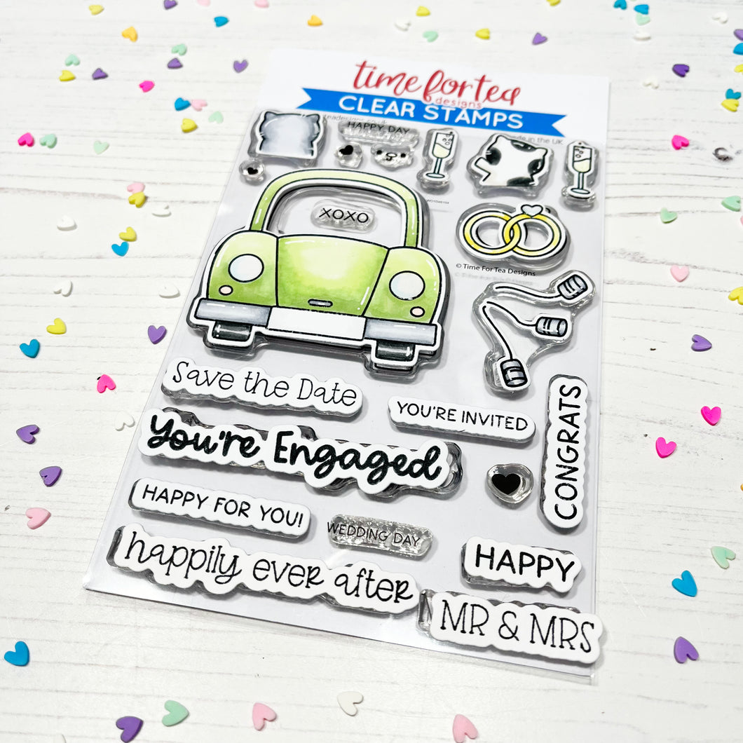 You're Engaged Clear Stamp Set