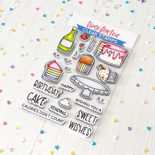 Load image into Gallery viewer, Birthday Cake Clear Stamp Set
