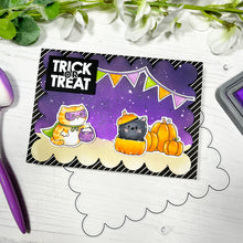 Load image into Gallery viewer, Purr-fect Halloween A4 Printed Cardstock Pack of 2 with Free Digi Stamp