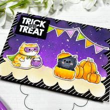 Load image into Gallery viewer, Purr-fect Halloween A4 Printed Cardstock Pack of 2 with Free Digi Stamp
