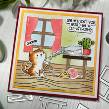 Load image into Gallery viewer, Kitty Capers A4 Printed Cardstock Pack of 2 with Free Digi Stamp