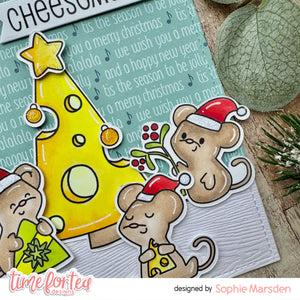 Merry Cheesemas A6 Stamps