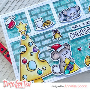 Merry Cheesemas A6 Stamps